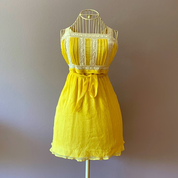 Vintage 🌞💛 100% Silk sundress - Picture 3 of 16